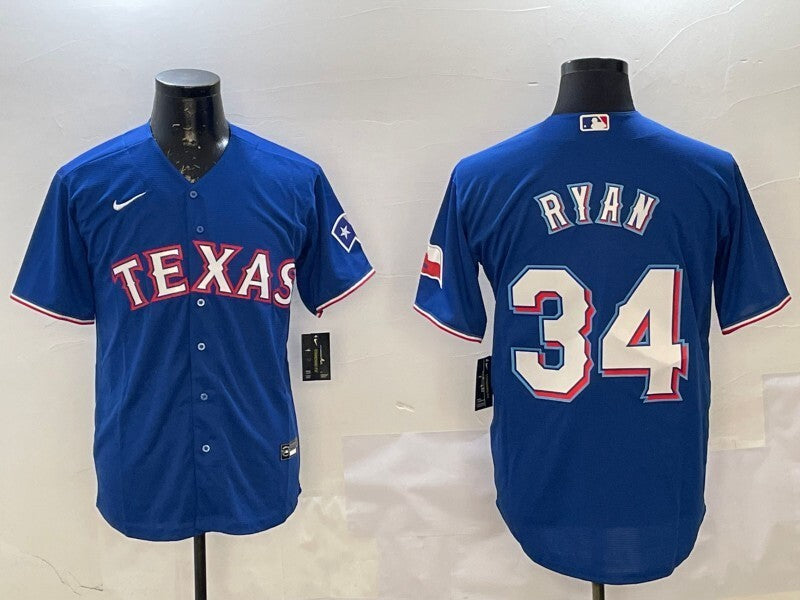 Texas Rangers #34 Nolan Ryan Rangers Fan Edition