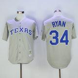 Texas Rangers #34 Rangers 34 Gray Retro