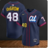 Texas Rangers #48 Jacob deGrom Rangers 25 All-Star Style 3