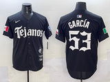 Texas Rangers #53 Adolis Garcia Rangers 5 Collaboration Style 3