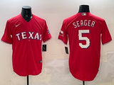 Texas Rangers #5 Corey Seager Fan Edition Style 1