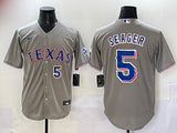 Texas Rangers #5 Corey Seager Rangers Adult Style 1