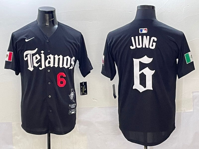 Texas Rangers #6 Josh Jung Rangers 5 Collaboration Style 3