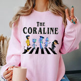 The Coraline Christmas Sweatshirt, Christmas Coraline Unisex Softstyle T-Shirt