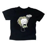 The Cute Little Dead Girl Baby Tee, Gothic Emo Girl Baby Tee, Y2k Top Women Streetwear, Grunge 2000s, Women Fitted T-Shirt, Casual Cotton Short Sleeve