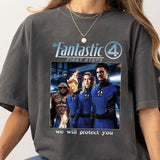 The Fantastic Four First Steps Shirt, Fantastic Four Sweatshirt, MCU Superhero T-shirt