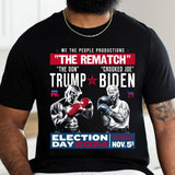 The Rematch Election Day 2024 T-Shirt, D0n Trum & Crooked J0e B1de Shirt, Trum Unisex Shirt