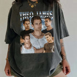 Theo James Divergent Comfort Colors Unisex Tshirt For Men- For Women, Y2K 90s Retro Celebrity Crush Movies Bootleg Tshirt, Style Fit Cotton Top