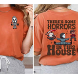 There's Some Horror In This House Shirt, Hallowen Shirt, Cute Fall Shirt, Spooky Seasonstyle{n002}2