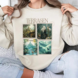 Throne Of Glass Aelin Galathynius Sweatshirt - Terrasen ACOTAR Tee, 'To Whatever End' Quote, SJM Merch, Featuring Manon Blackbeak and Kingsflame | Bookish