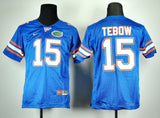 Tim Tebow 15 Youth Blue