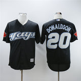 Toronto Blue Jays #20 Josh Donaldson Blue Jays 20 Black 2008 Inverted Fan Edition
