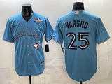Toronto Blue Jays #25 Daulton Varsho Blue Jays Adult Style 1