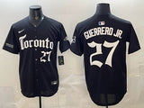 Toronto Blue Jays #27 Vladimir Guerrero Jr. Blue Jays 5 Collaboration