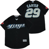 Toronto Blue Jays #29 Joe Carter Blue Jays 29 Black Fan Inverted