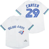 Toronto Blue Jays #29 Joe Carter Blue Jays 29 White 1993 Retro Baseball Jersey