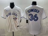 Toronto Blue Jays #36 Davis Schneider Blue Jays Adult Style 3