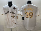 Toronto Blue Jays #39 Trey Yesavage Blue Jays Retro 5 Gold Text