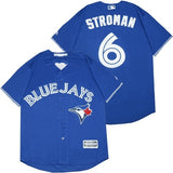 Toronto Blue Jays #6 Marcus Stroman Blue Jays 6 Blue Fan
