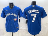 Toronto Blue Jays #7 Kazuma Okamoto Adult