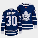 Toronto Maple Leafs #30 matt-murray-blue-2022reverse-retro-2.0-authentic-primegreen-jersey