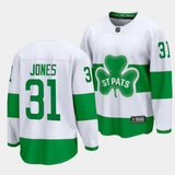 Toronto Maple Leafs #31 Martin Jones 2024 St. Patricks Alternate White