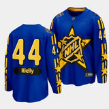 Toronto Maple Leafs #44 Morgan Rielly 2024 NHL All-Star Blue Jersey Style 2