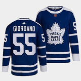 Toronto Maple Leafs #55 mark-giordano-blue-2022reverse-retro-2.0-authentic-primegreen-jersey