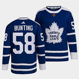 Toronto Maple Leafs #58 michael-bunting-blue-2022reverse-retro-2.0-authentic-primegreen-jersey