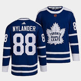Toronto Maple Leafs #88 william-nylander-blue-2022reverse-retro-2.0-authentic-primegreen-jersey