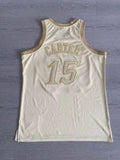 Toronto Raptors #15 Carter 1998-99 authentic jersey gold Style 1