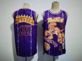 Toronto Raptors #15 Carter Sketching version jersey purple