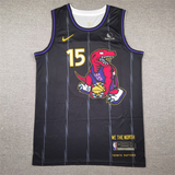 Toronto Raptors #15 Vince Carter 25 New Season Raptors 15 # Carter Black Jersey Style 2