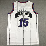 Toronto Raptors #15 Vince Carter MN Raptors 15 White Big Dragon Retro Logo Style 1