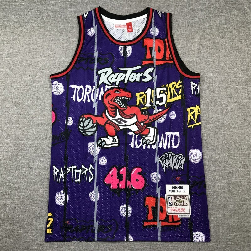 Toronto Raptors #15 Vince Carter Raptors 15 Purple s-xxl Style 2