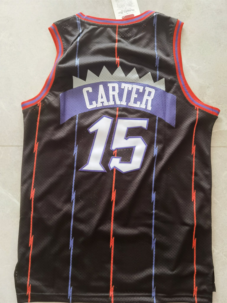 Toronto Raptors #15 Vince Carter Raptors 15 # Black Big Dragon Classic Retro Limited Edition Jersey Style 1
