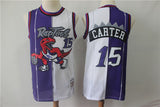 Toronto Raptors #15 Vince Carter Raptors 15 # Purple White Retro Edition Jersey