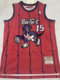 Toronto Raptors #15 Vince Carter Raptors 15 # Red Retro Style 2