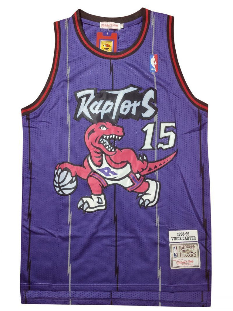 Toronto Raptors #15 Vince Carter Raptors Carter Big Dragon 1998-99 Classic Edition Premium Mesh Style 4