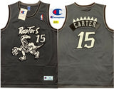 Toronto Raptors #15 Vince Carter Raptors Carter Big Dragon (champion) Classic Edition Gray White Premium Mesh