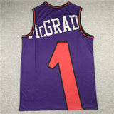 Toronto Raptors #1 Tracy McGrady Raptors 1 Purple Style 1