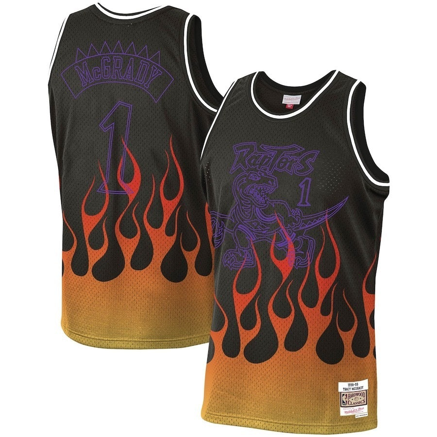Toronto Raptors #1 Tracy Mcgrday Raptors 1# McGrady Edition Retro Jersey