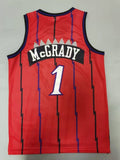 Toronto Raptors #1 Tracy Mcgrday Raptors 1# Retro - Red Style 1