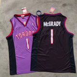 Toronto Raptors #1 mcgrady m&n jersey purpleblack Style 4