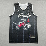 Toronto Raptors #4 Scottie Barnes 26 Raptors 4 Black City Edition (1)_[1]