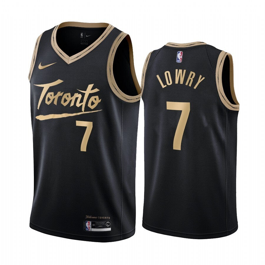 Toronto Raptors #7 Kyle Lowry 21 Season New City Edition Raptors 7 # Black Jersey