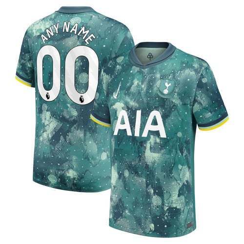 Tottenham Hotspur 202425 Third Men Custom Jersey - Green