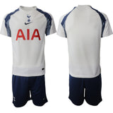Tottenham Hotspur Blank 2025 26 White Home Soccer Jersey Suit