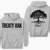Treaty Oak Revival Hoodie with Majestic Oak Tree Design for Nature and Texas Style Lovers Unisex Comfortable Hoodie