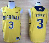 Trey Burke #3 Yellow With Big 10 Logo